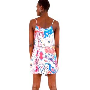 EUC/like new! FARM Rio Ikat-Print Mini Wrap Dress, Size S